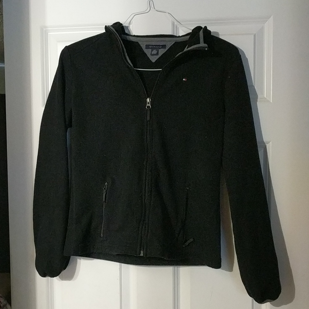 Tommy Hilfiger fleece hooded jacket.